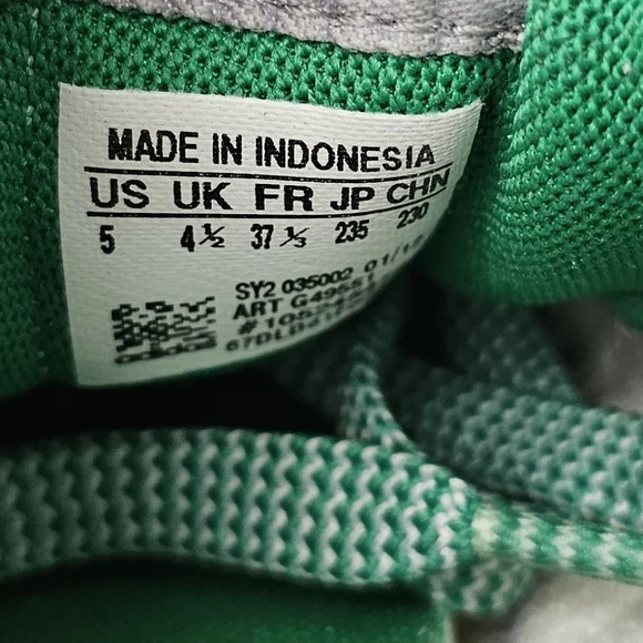 ADIDAS DragonTrainers Men's Gray & Green Sneakers, Shoes - Picture 9 of 9